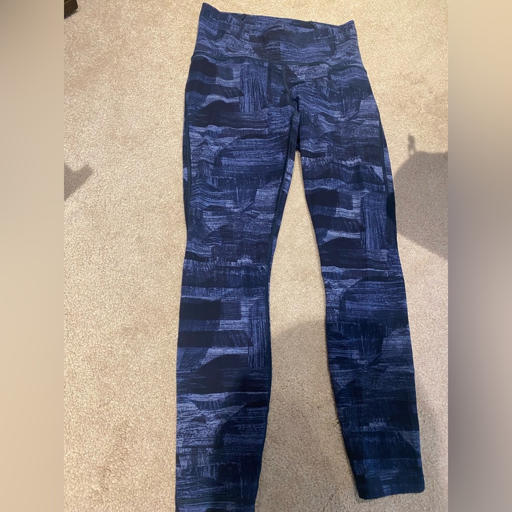 Lululemon blue wave leggings